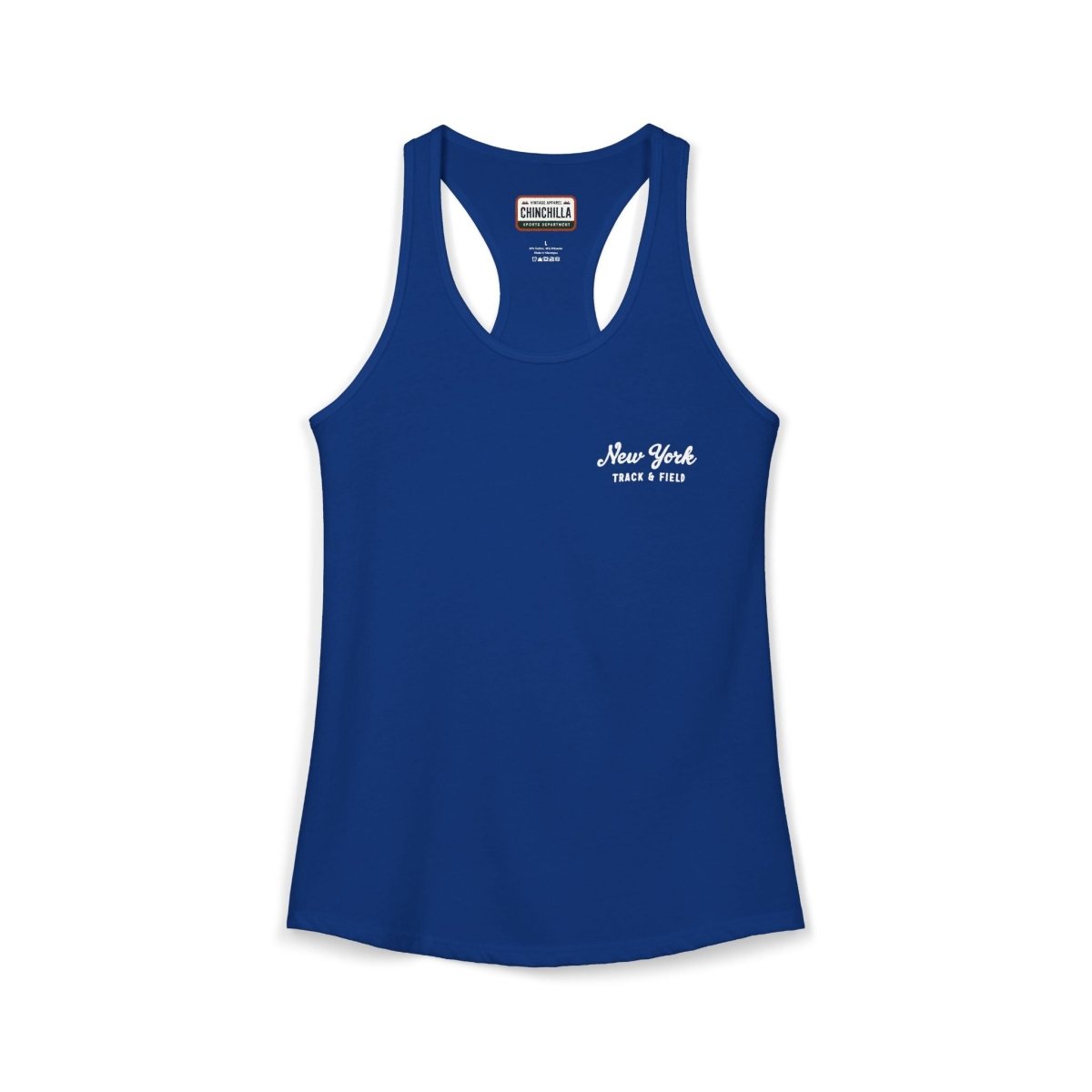 New York Varsity Women's Ideal Racerback Tank Top - Chinchilla Choons